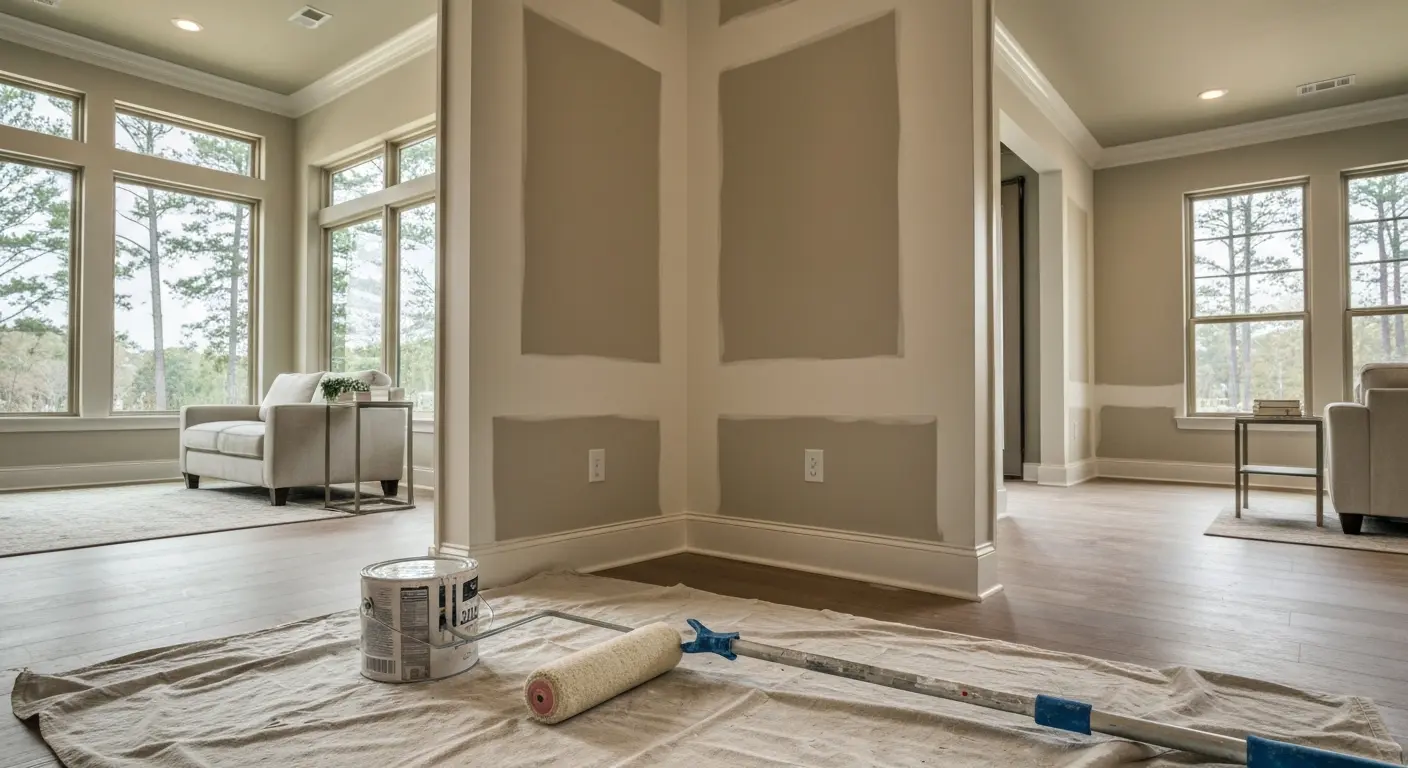 Interior painting in Acworth home