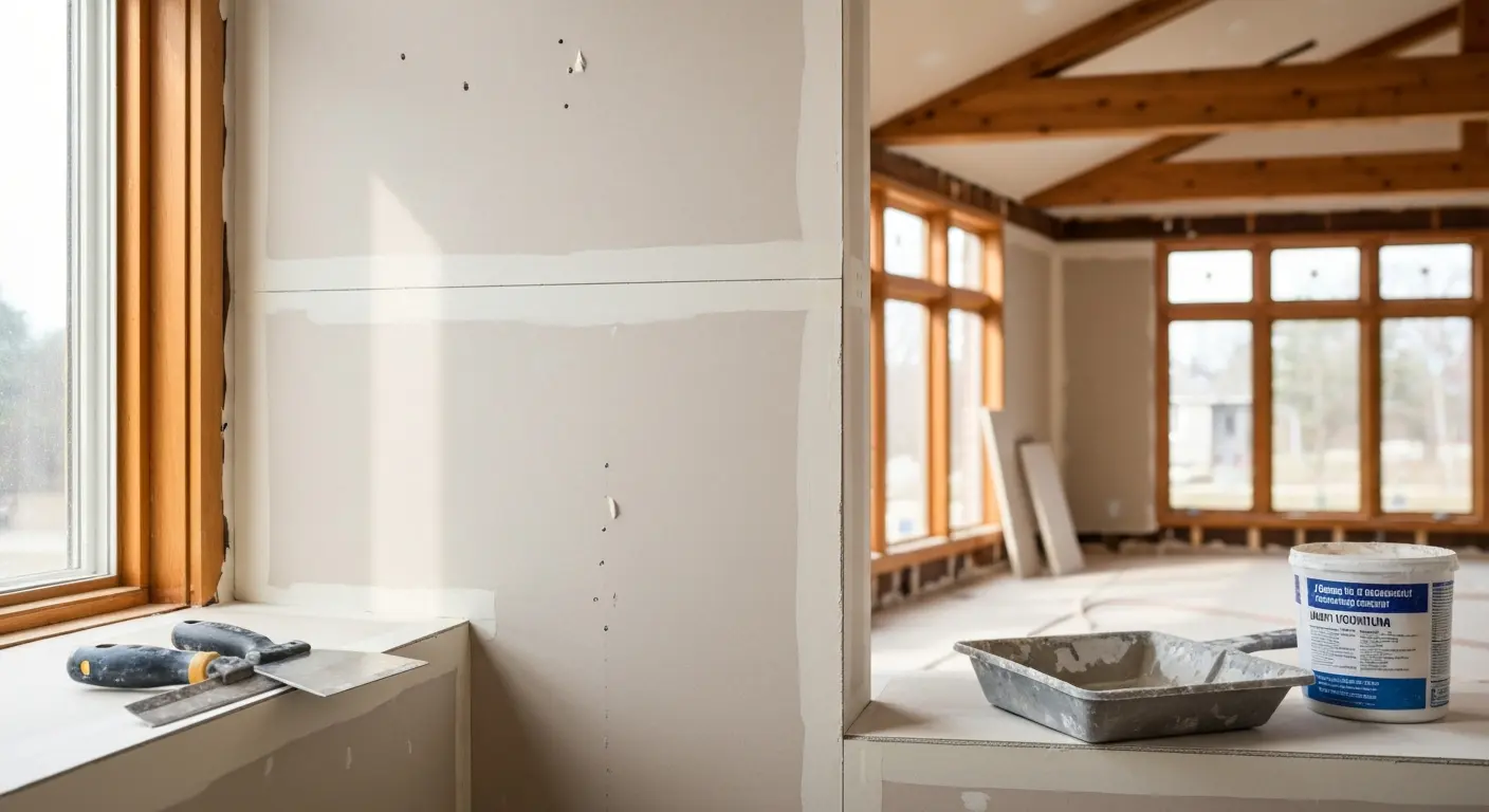 Drywall contractor work