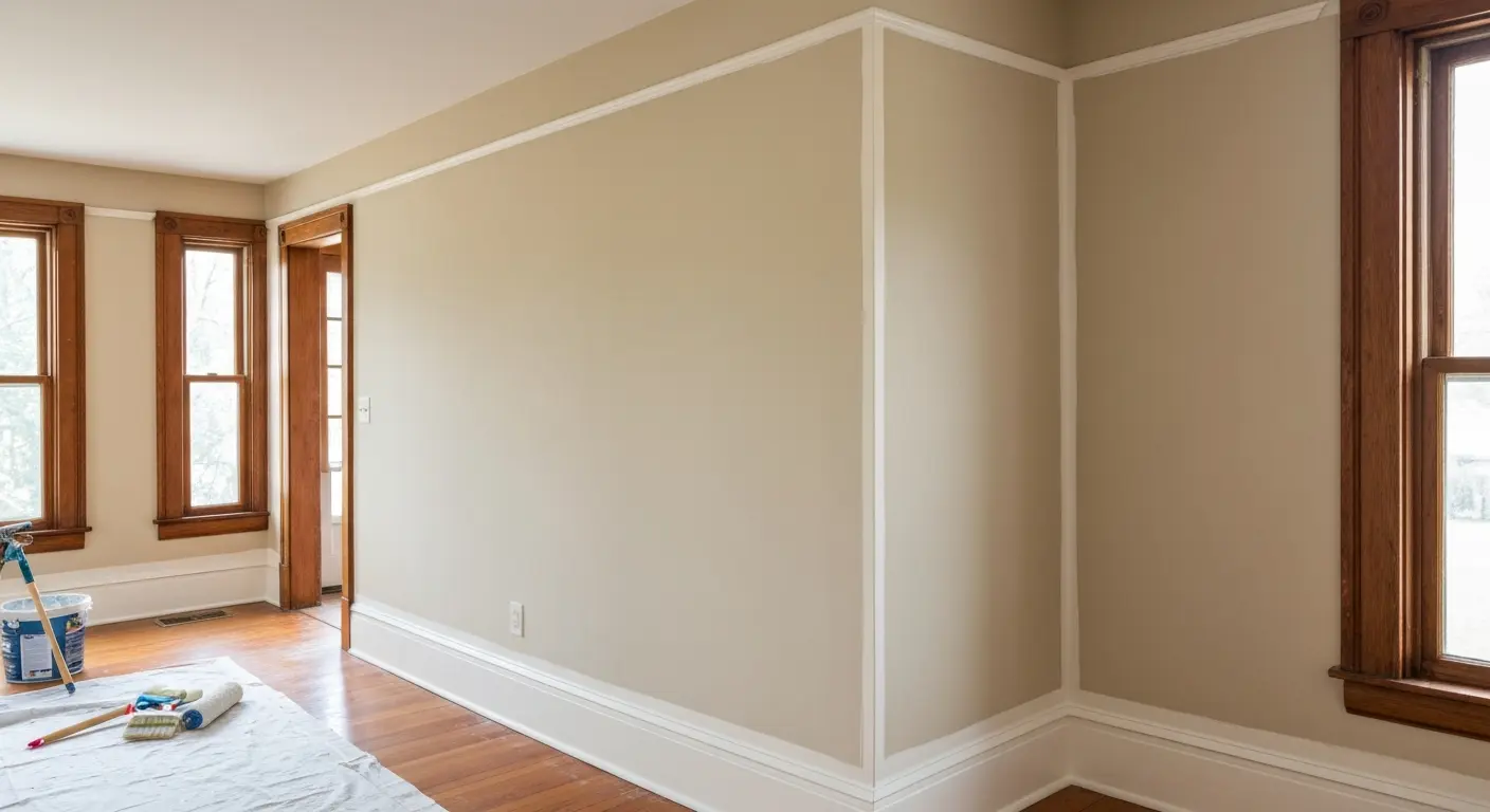 Interior painting in Ball Ground home