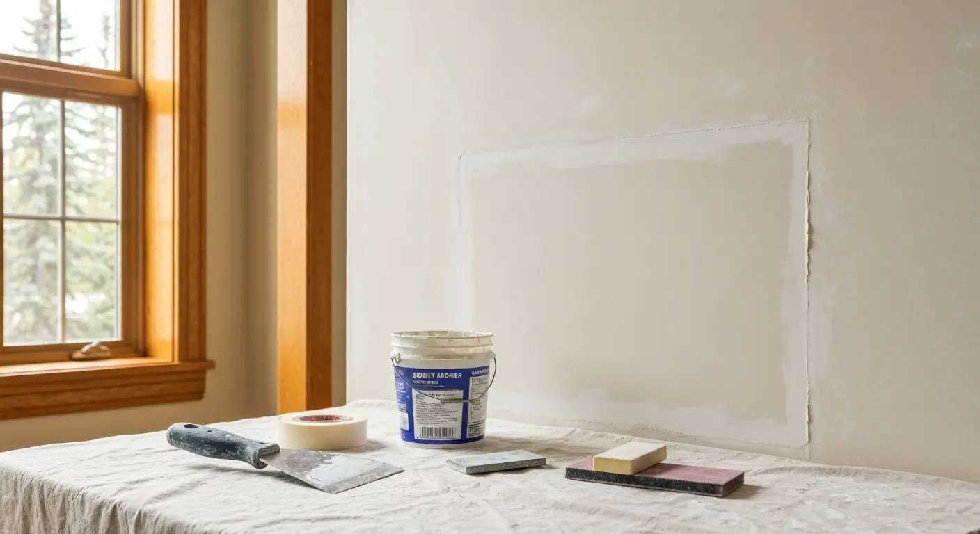 Drywall repair project
