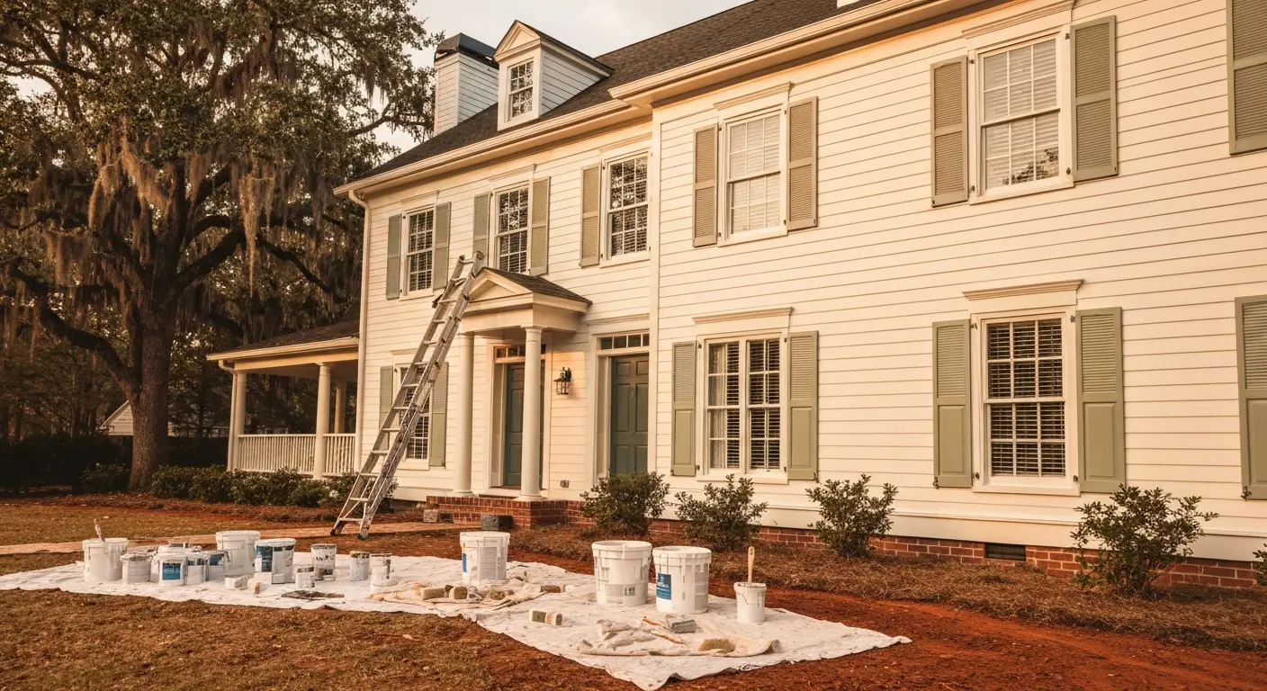 Exterior painting project