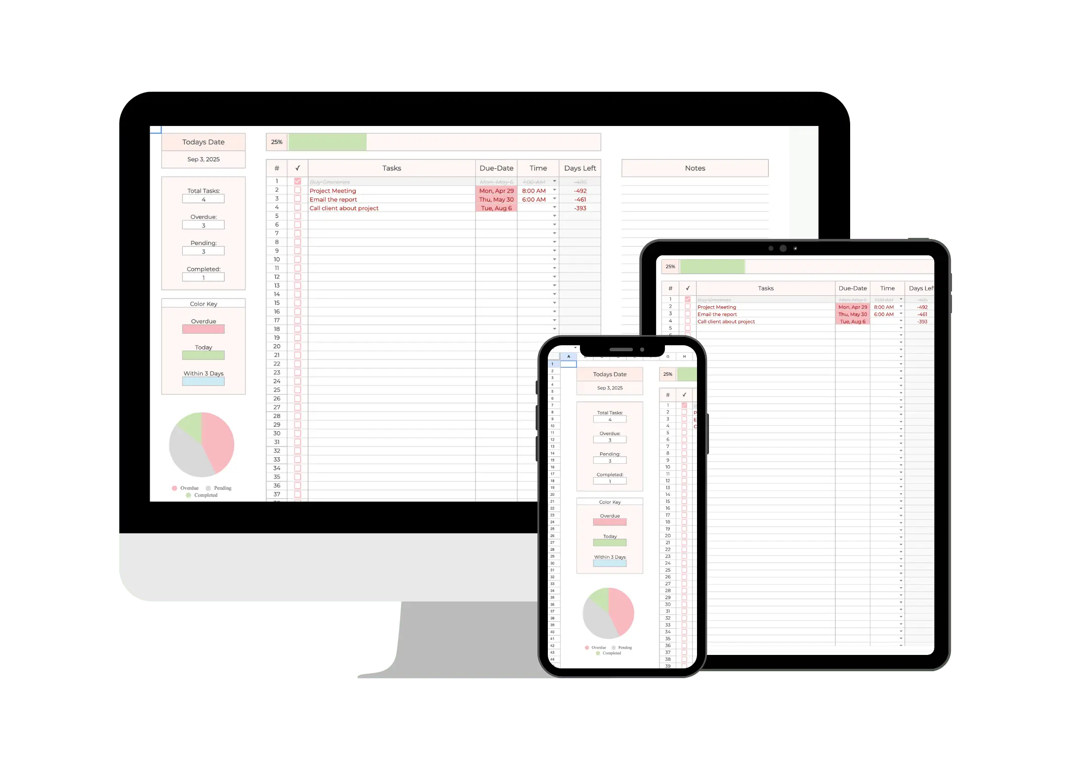 To-do list template included in the Viral Habit Tracker Kit