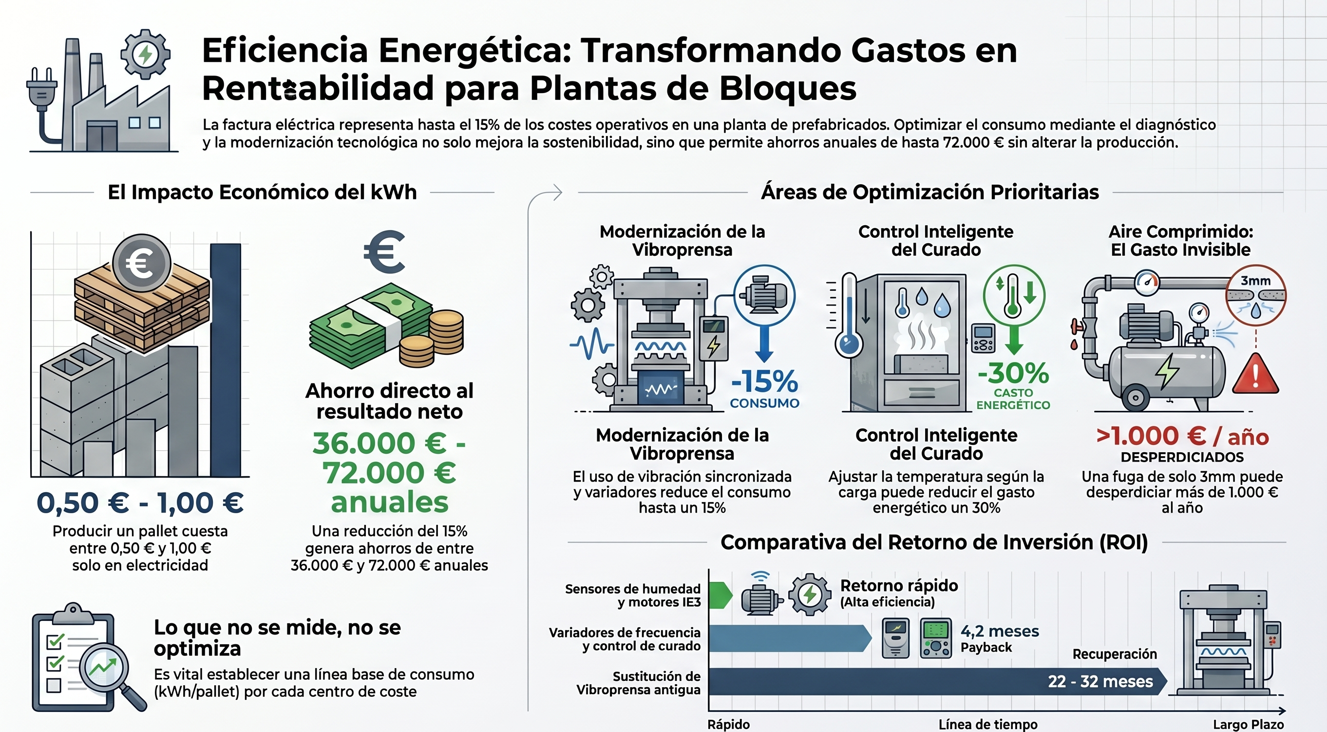 Infografía sobre la eficiencia energética