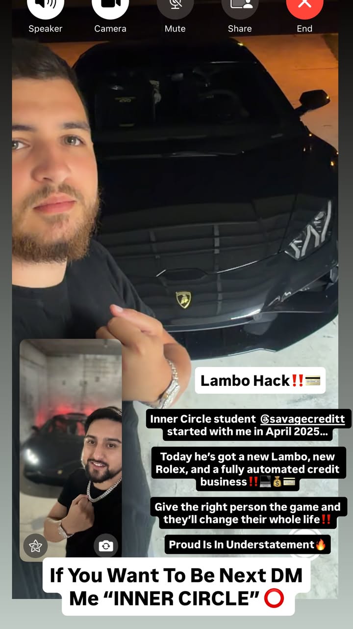 Savage Credit — bought a Lambo from the mentorship