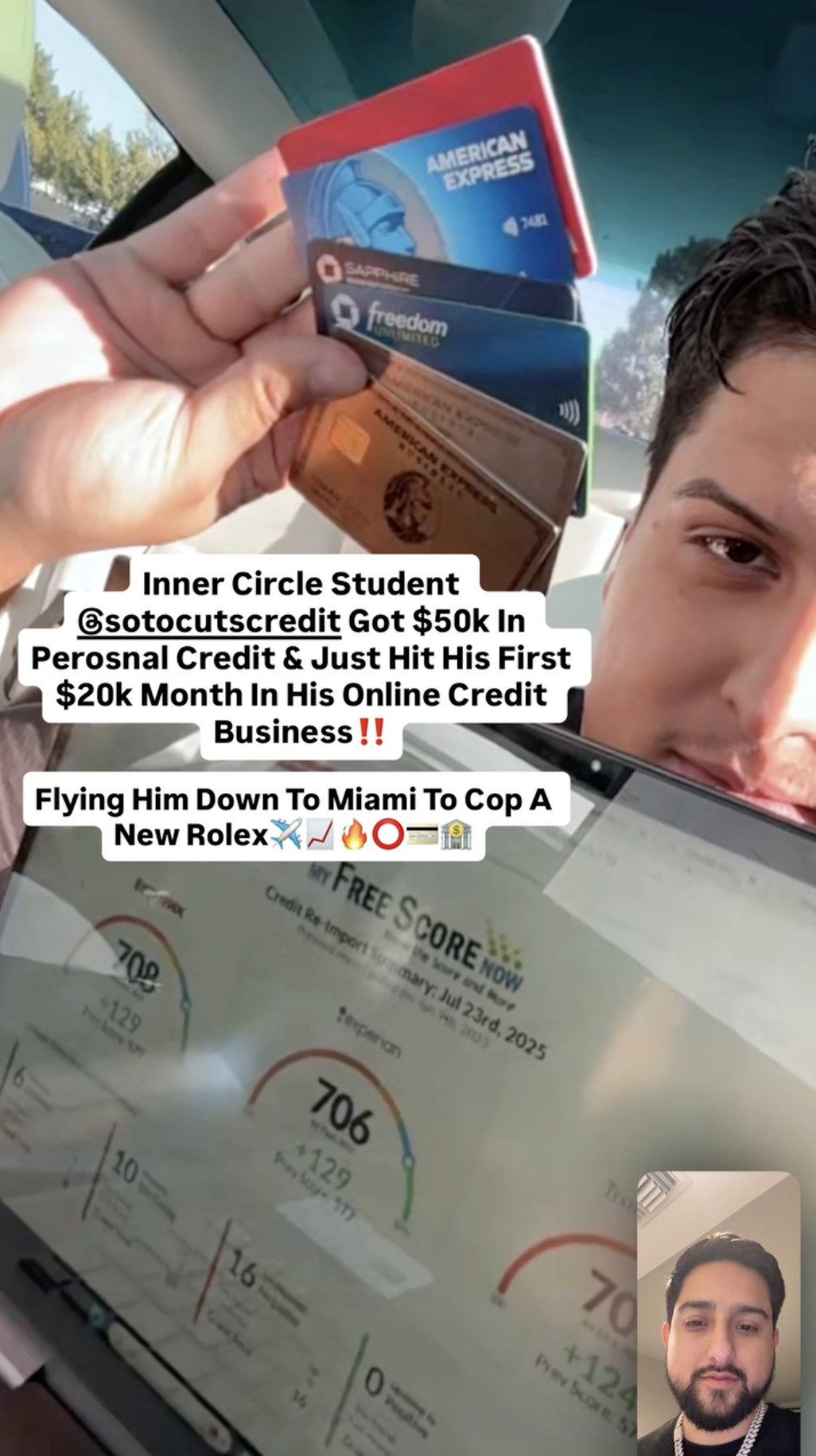 Sotocutscredit — $50K personal credit + $20K month