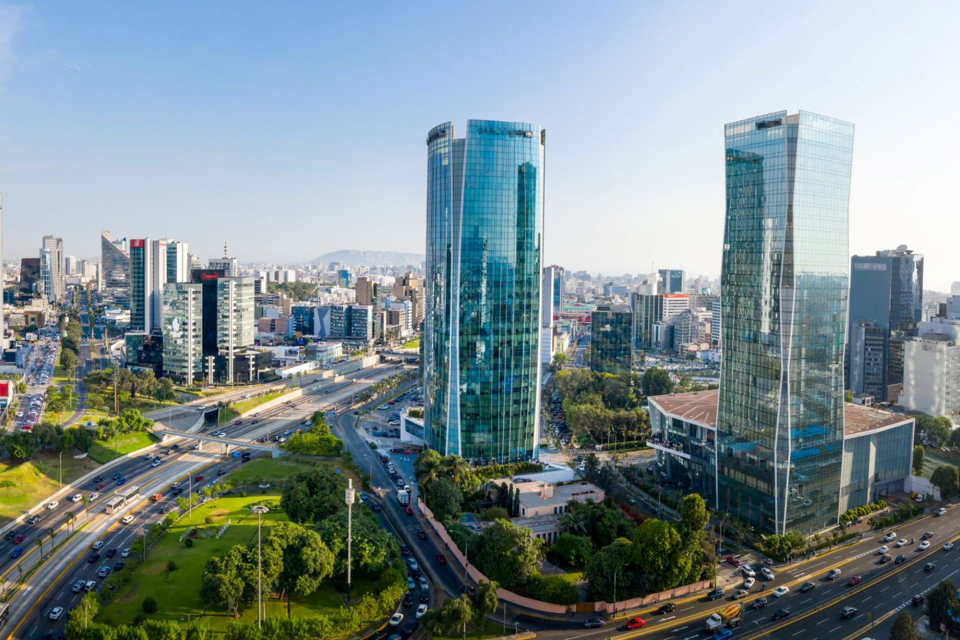 Edificios de San Isidro, en Lima