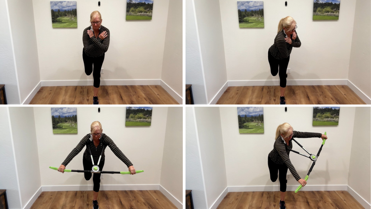 1 legged Wall Rotation with TrueTurnPro