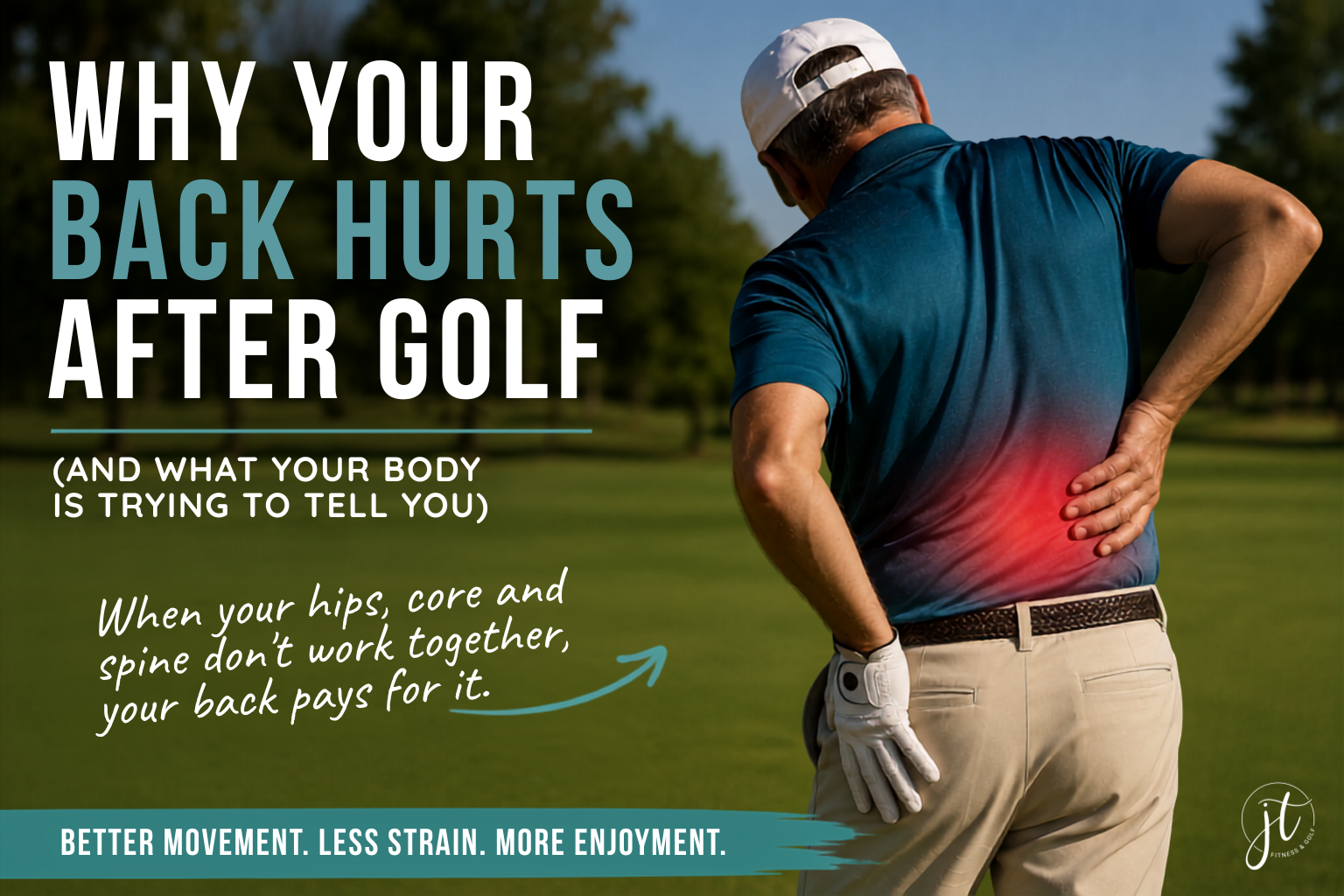 Golfer with Back Pain Golfer with Back Pain