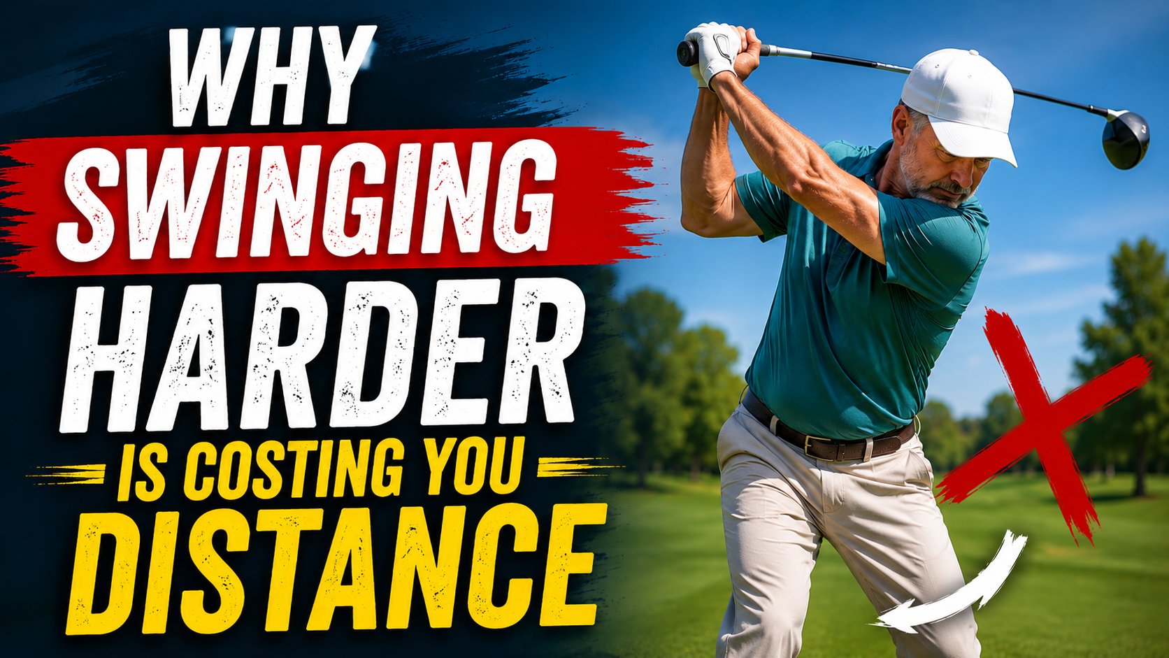 Why swinging harder doesn't increase your distance Why swinging harder doesn't increase your distance
