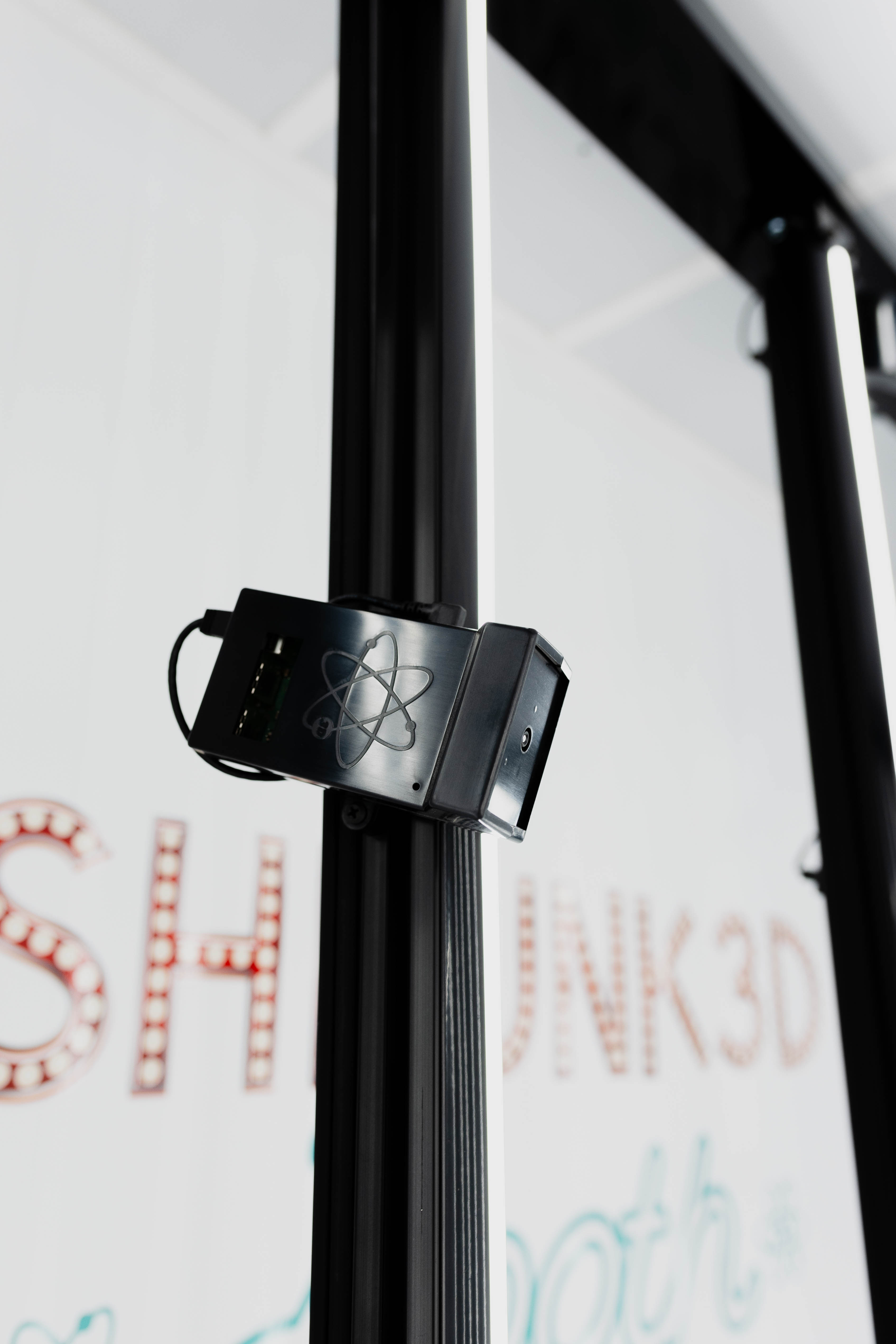 3D scanner camera close-up