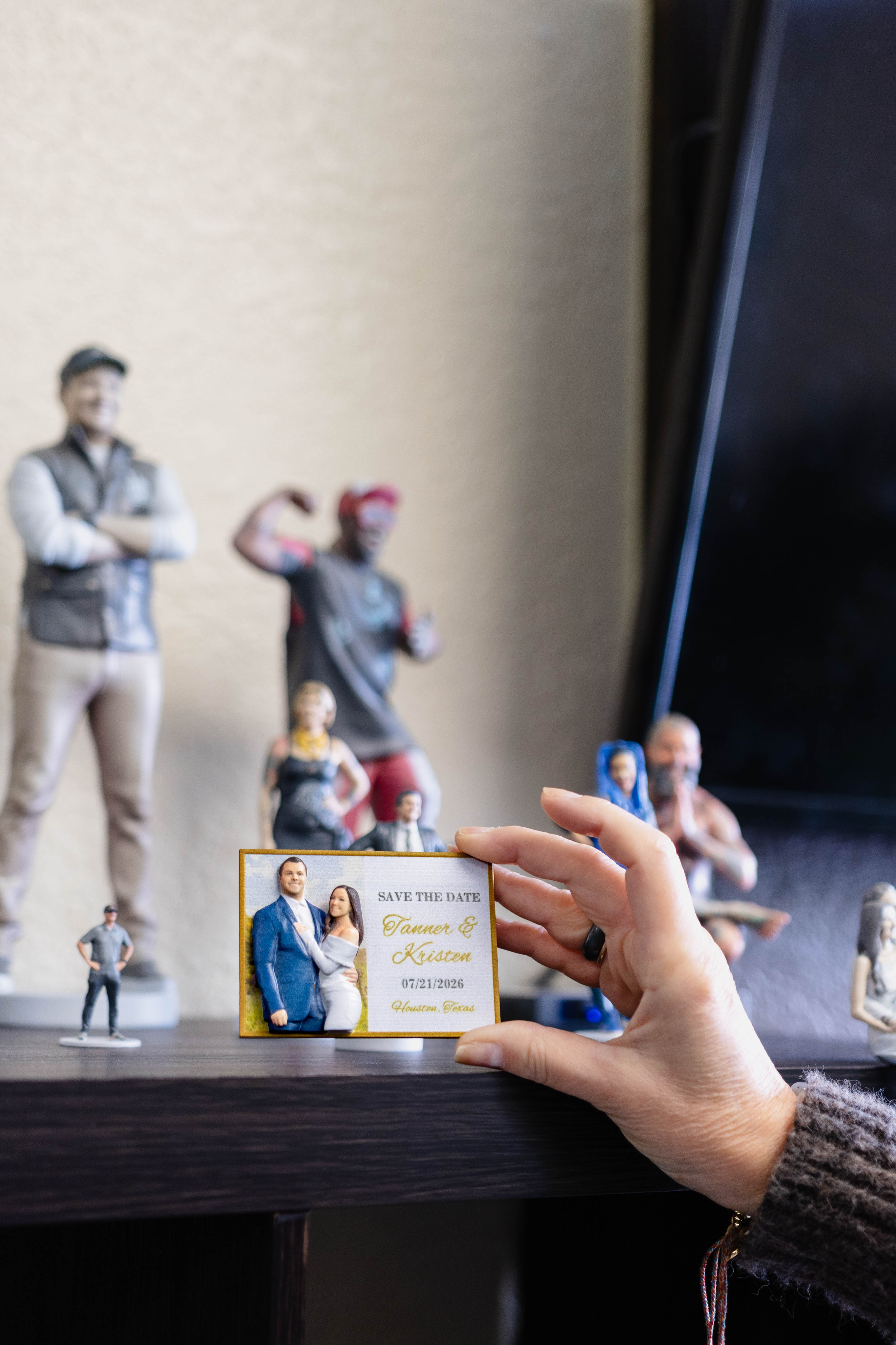 3D printed trading cards from Shrunk 3D