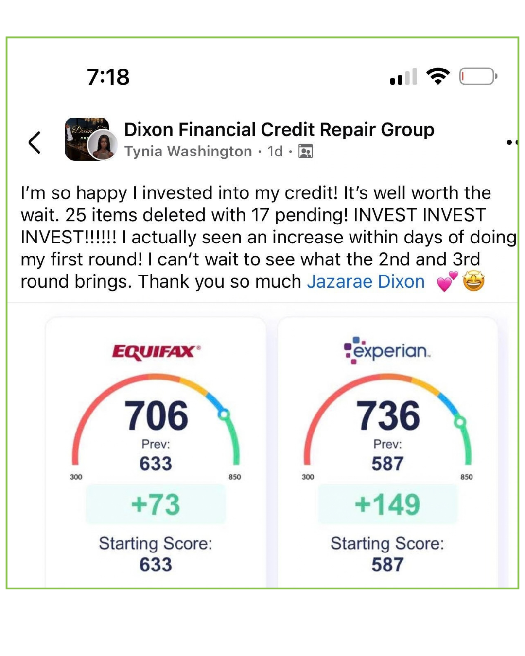 Client Result