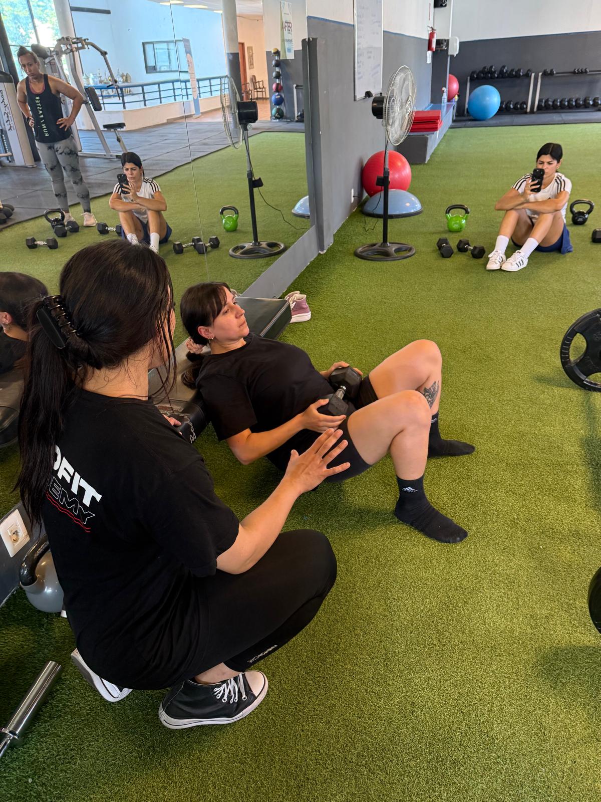 Práctica de entrenamiento femenino
