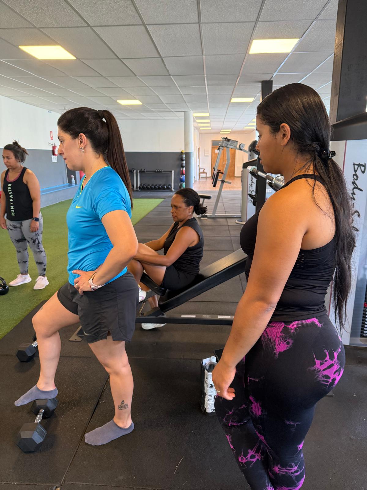 Sesión de entrenamiento personal