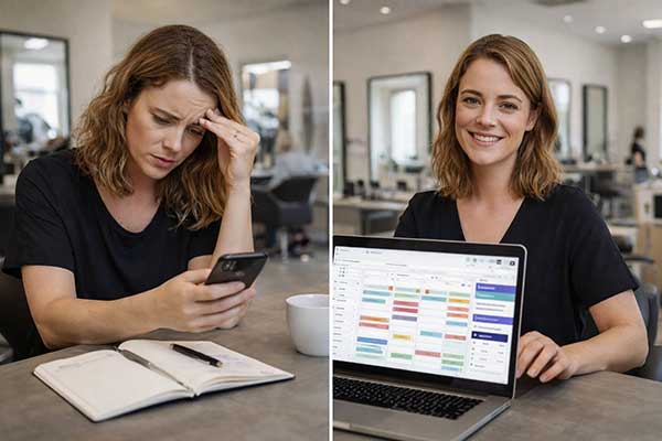 Comparing manual salon appointment management versus automated salon booking system Comparing manual salon appointment management versus automated salon booking system