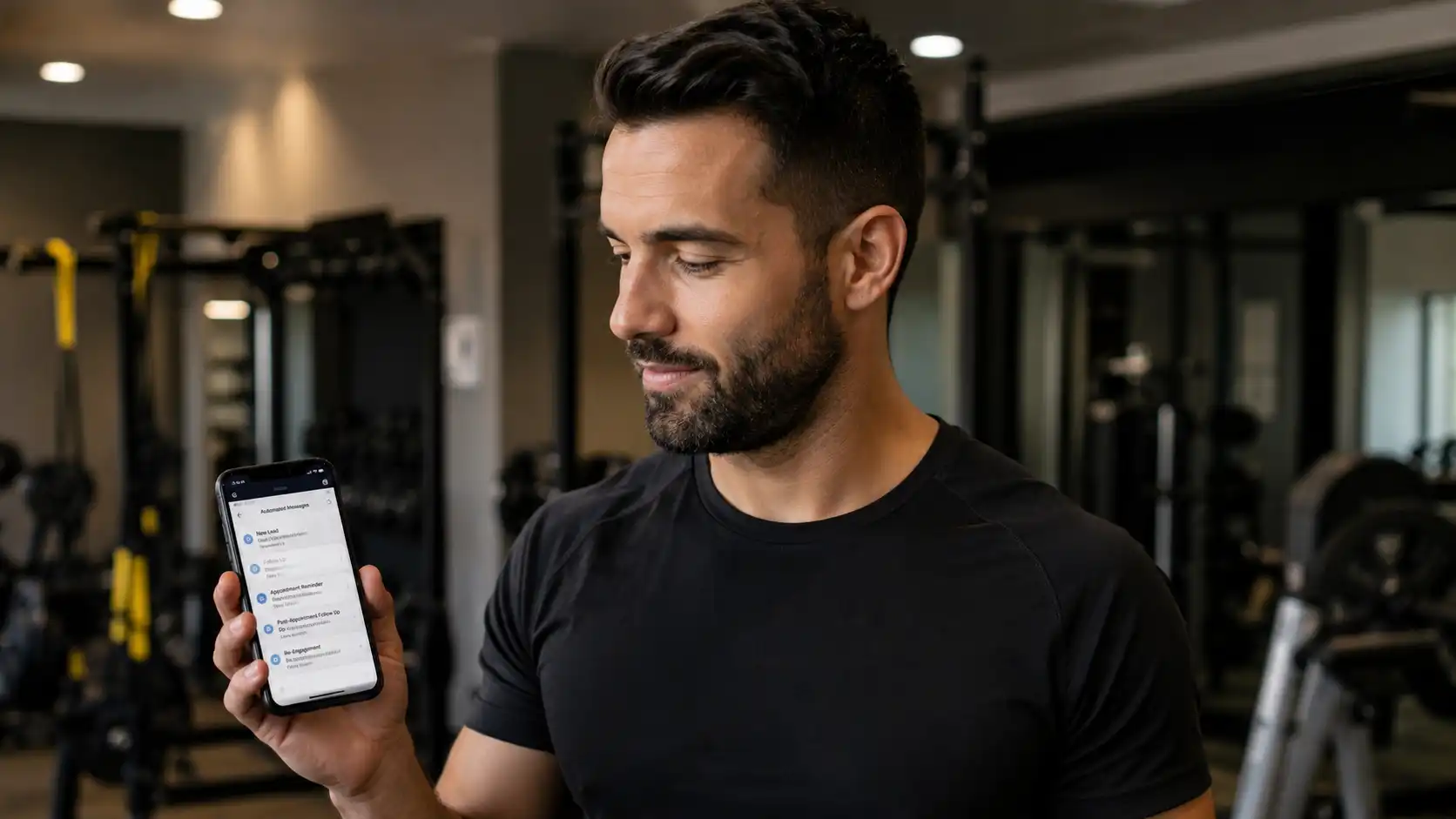 Personal trainer onboarding automation UK — automated check-in sequence for new clients