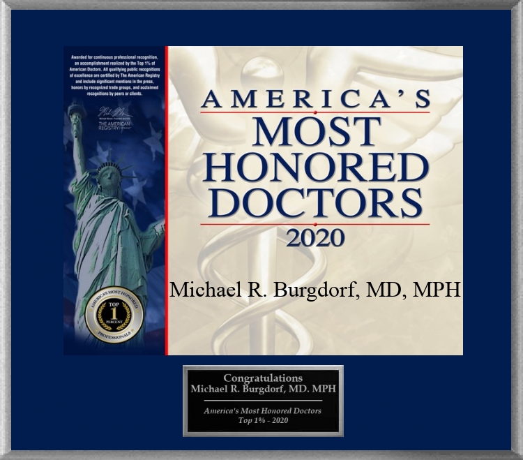 america's most honored doctor's seal