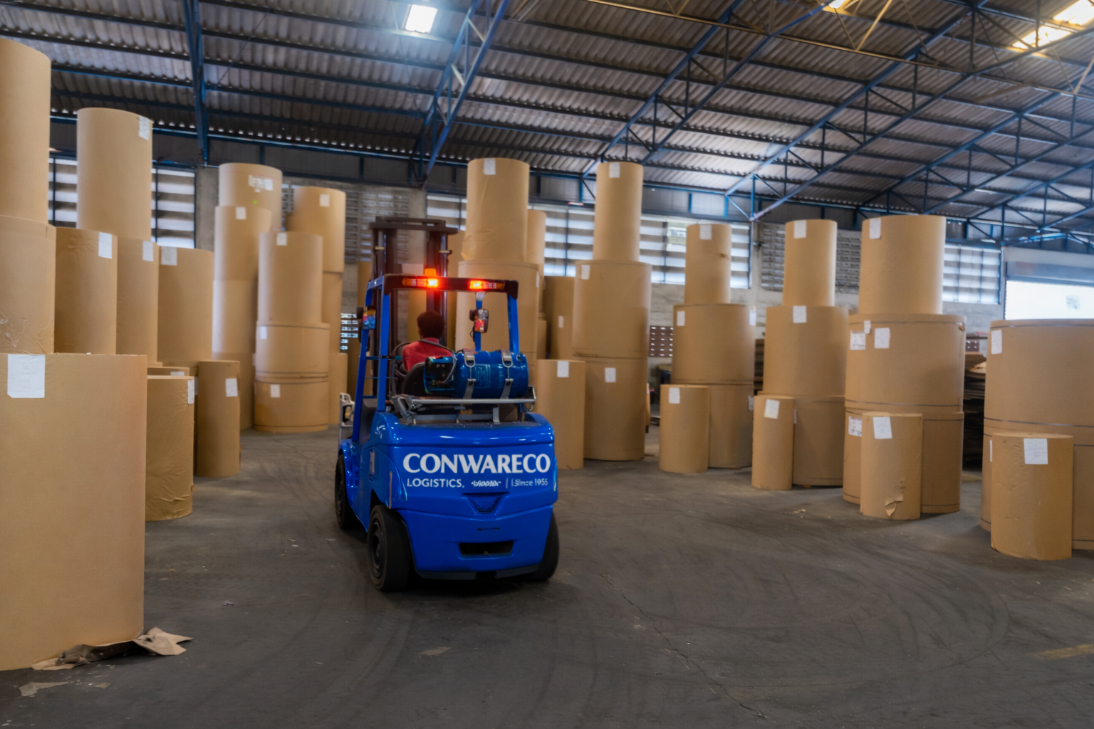Conwareco industrial warehouse storage facility in Hickory NC — bulk raw materials and oversized inventory