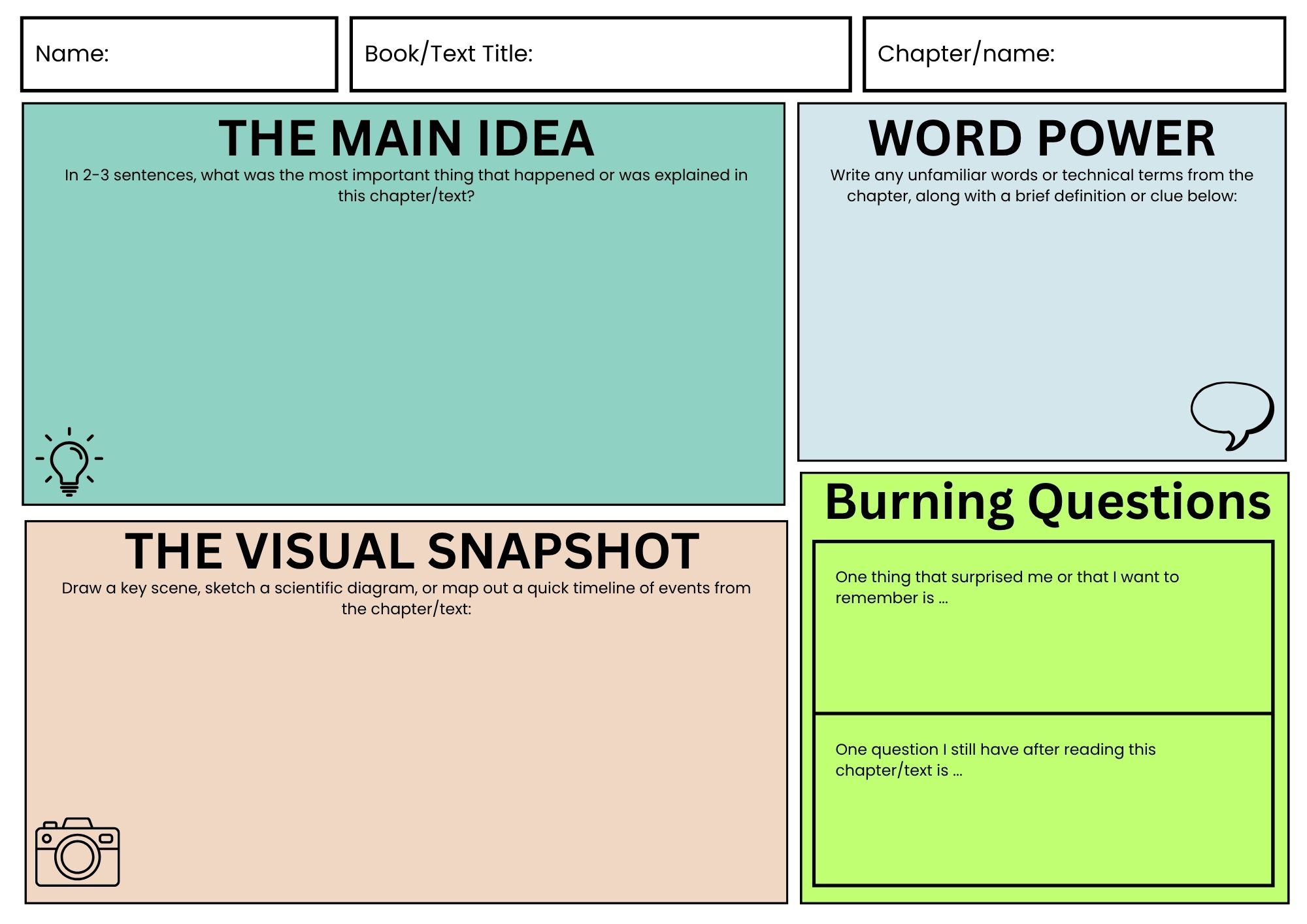 Chapter Summary Template