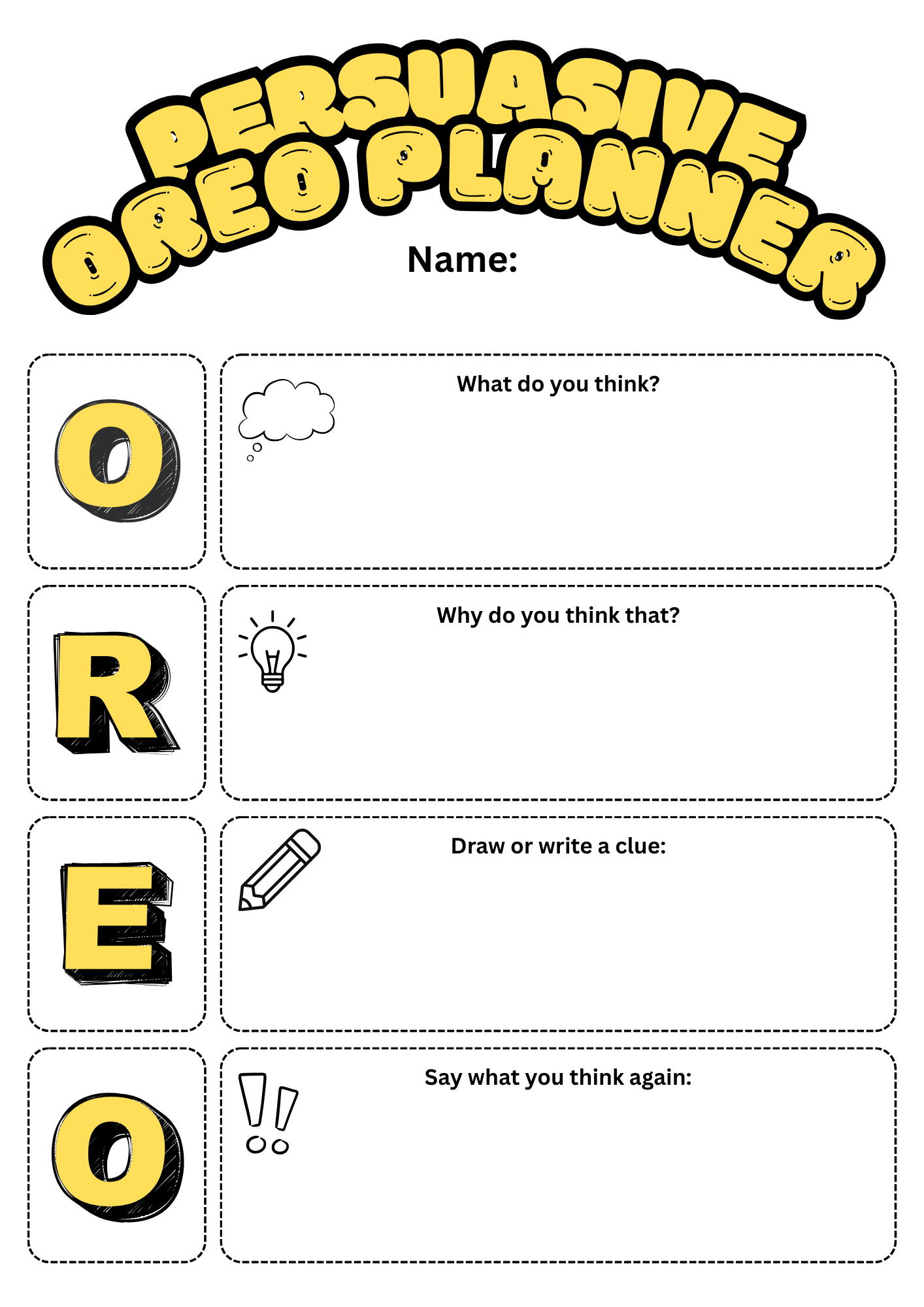 Persuasive O.R.E.O Planner