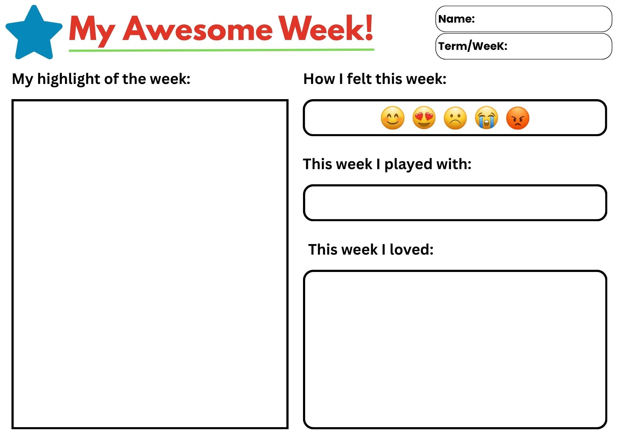 All About My Week