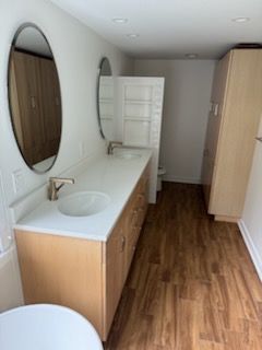 ladder used for kitchen remodeling