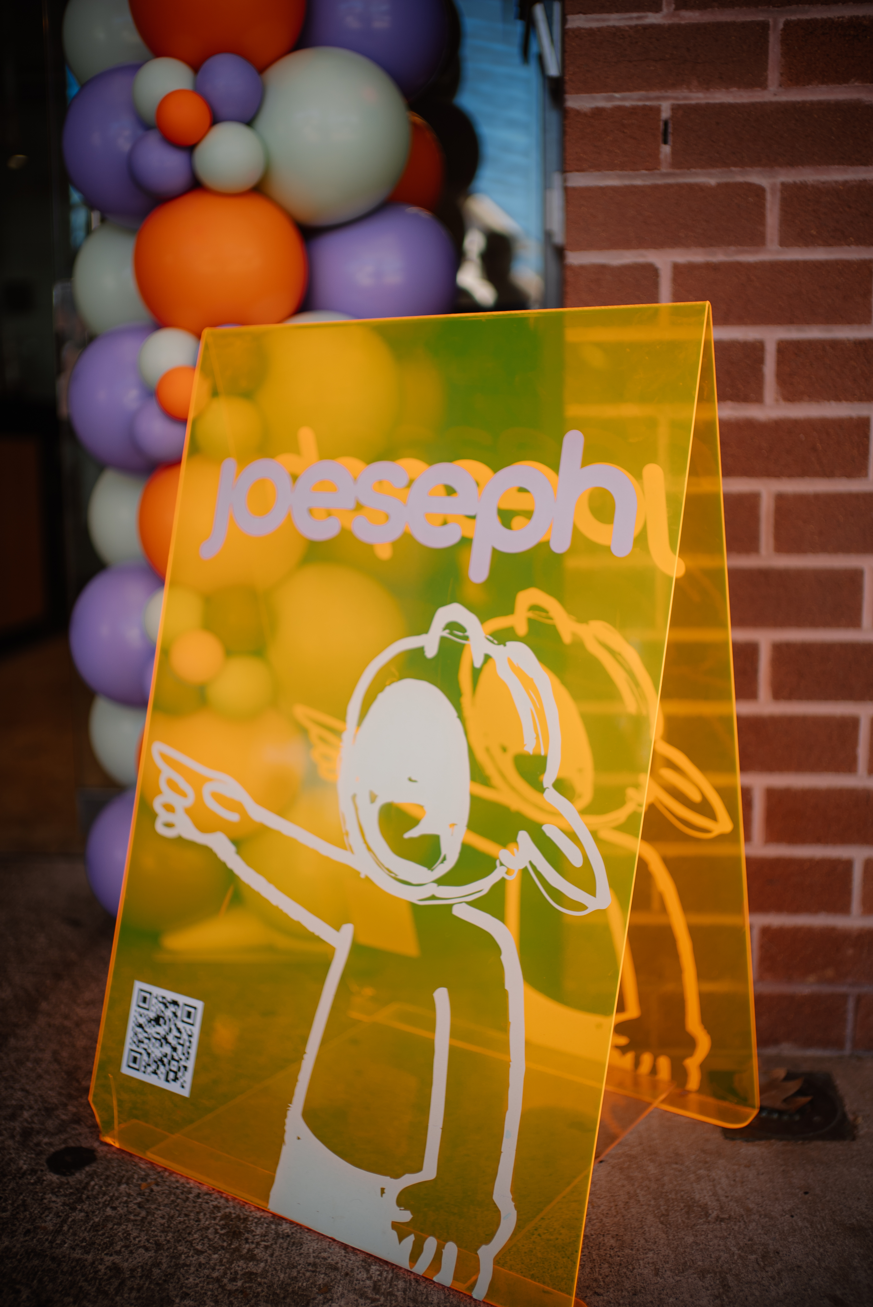 JOESEPH branded studio entrance