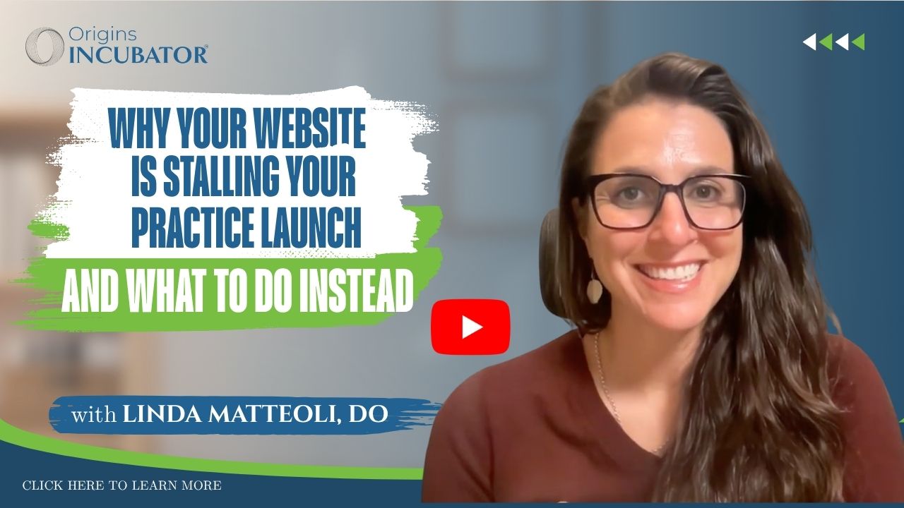 Click here to watch Linda break down why your website is stalling your practice launch, and what to do instead.