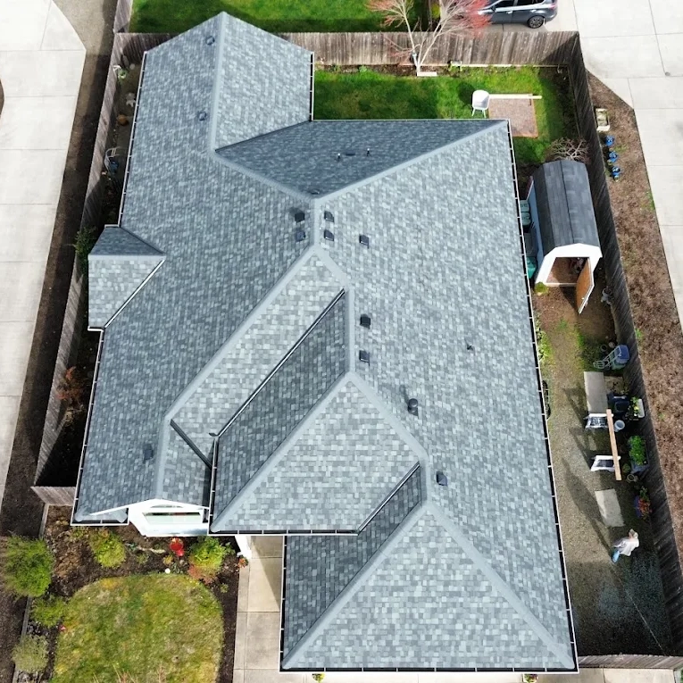 Roofing project on a home in Roseburg, Oregon