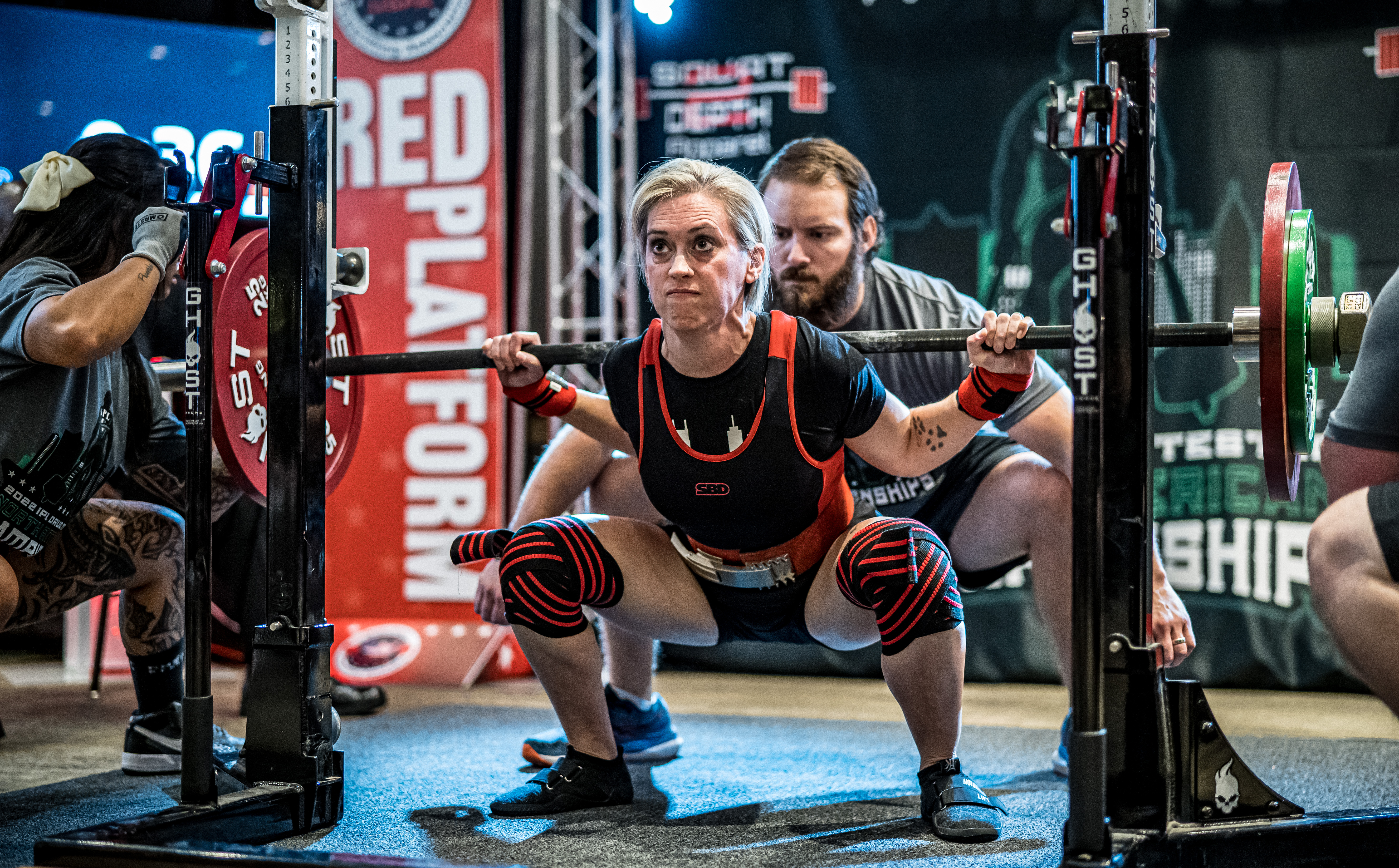 women's powerlifting, barbell back squat