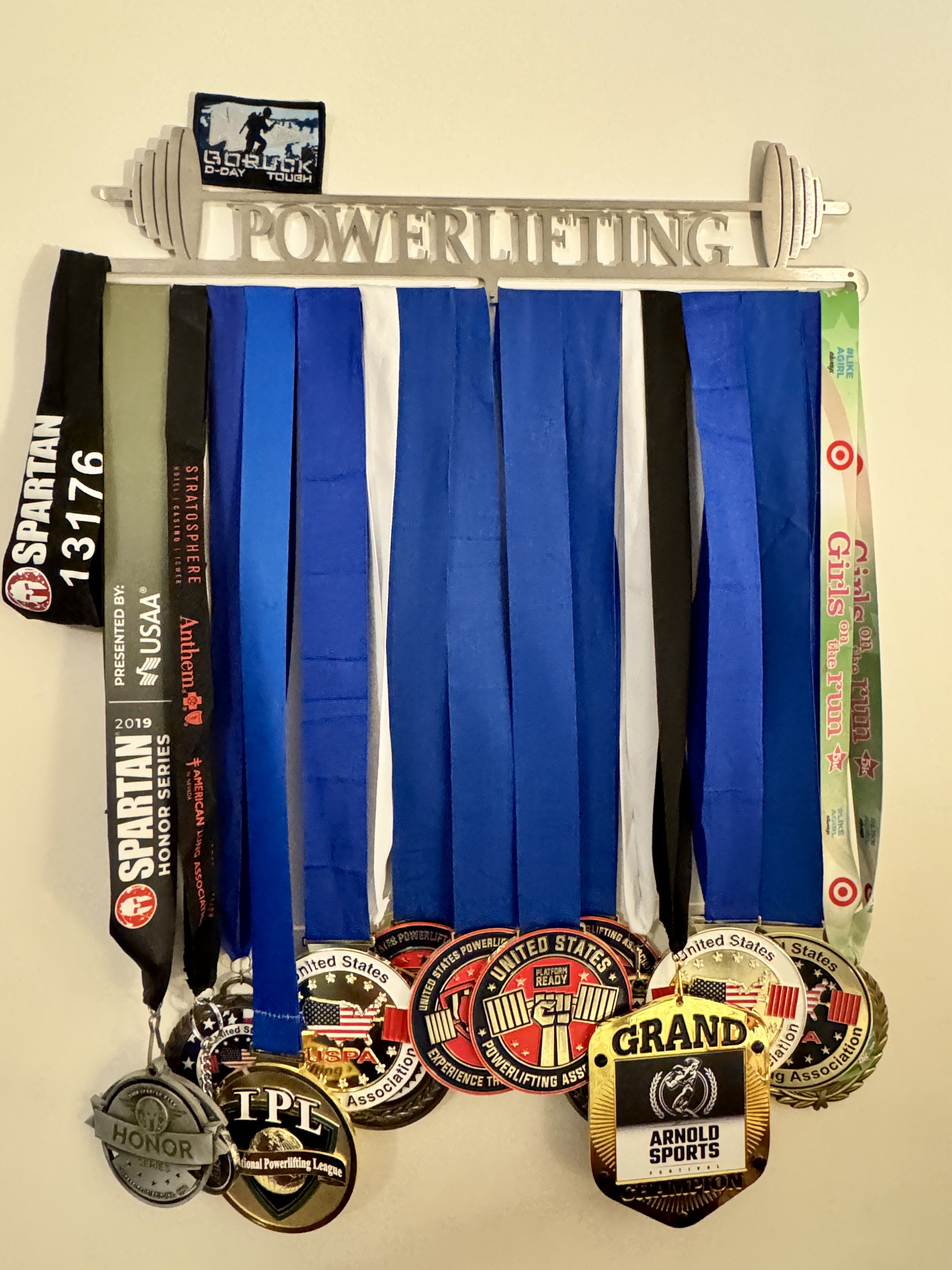 Powerlifting medals earned after age 40