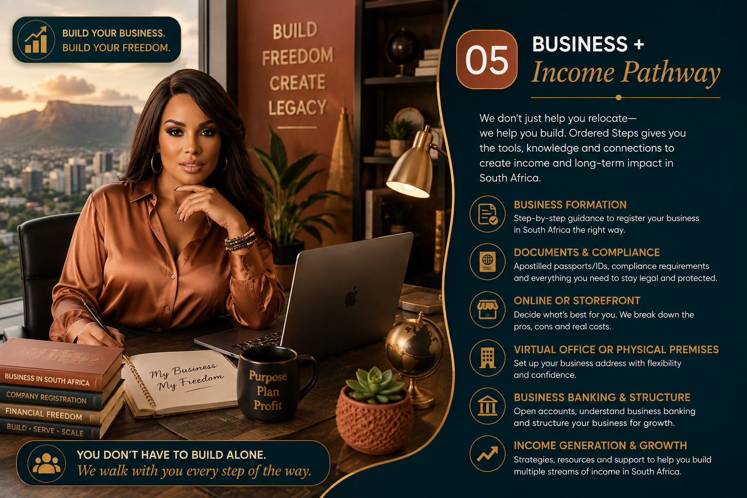 African American entrepreneur building a business in South Africa