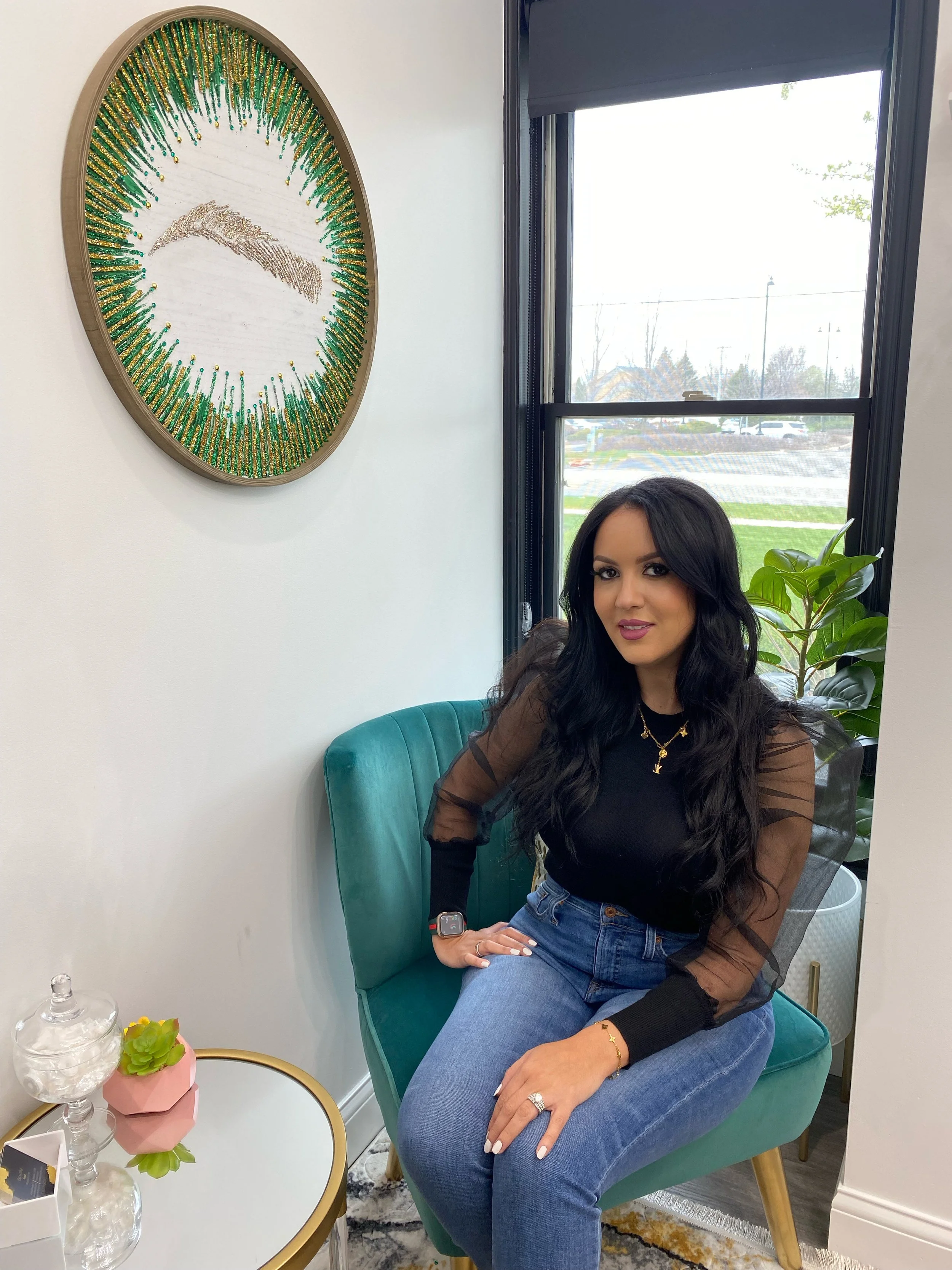 Saloua, permanent makeup artist and founder of iBrowtiful in Naperville IL
