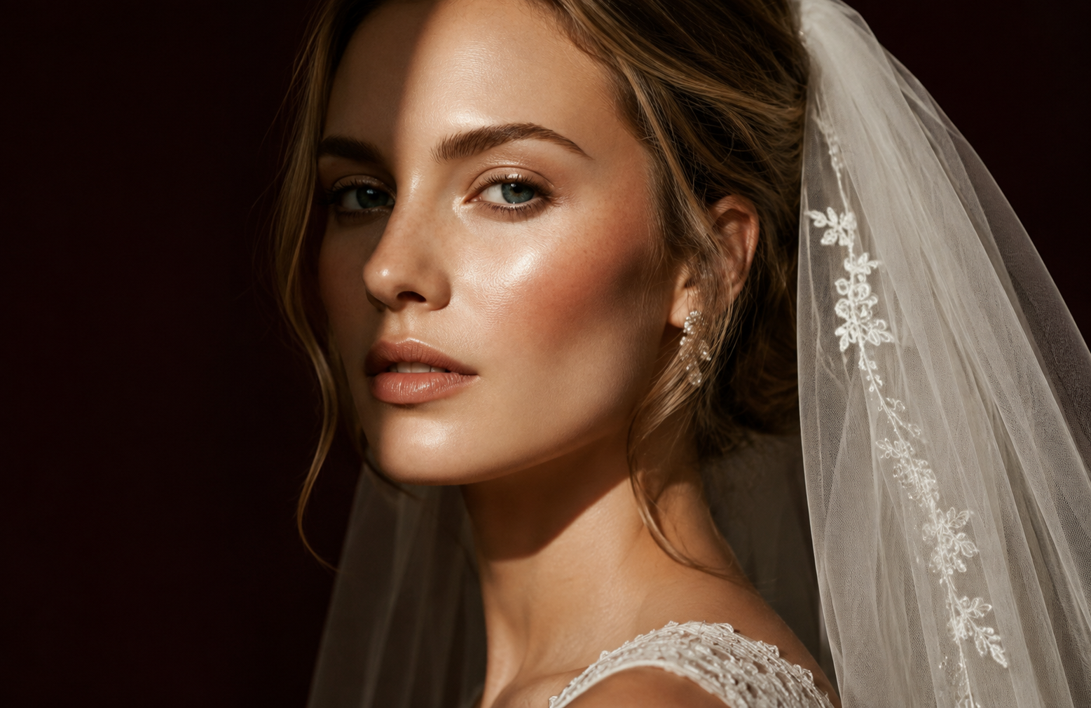 Bride in veil