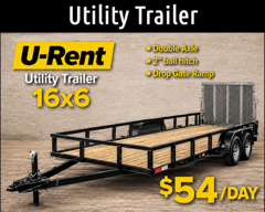 16x6 utility trailer rental in Benton, AR
