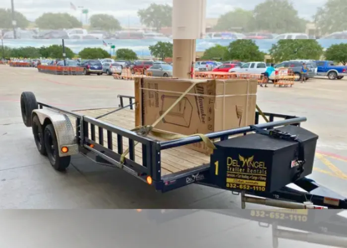 16' Utility #5 trailer rental in Cypress, TX