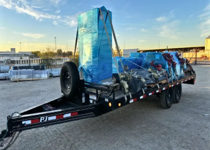 20' PJ F8 Deckover trailer rental in Cypress, TX