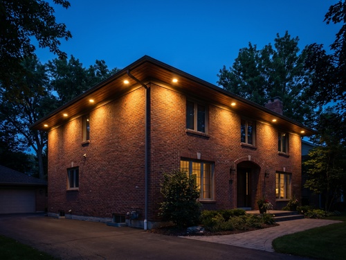 Soffit lightning in Austin