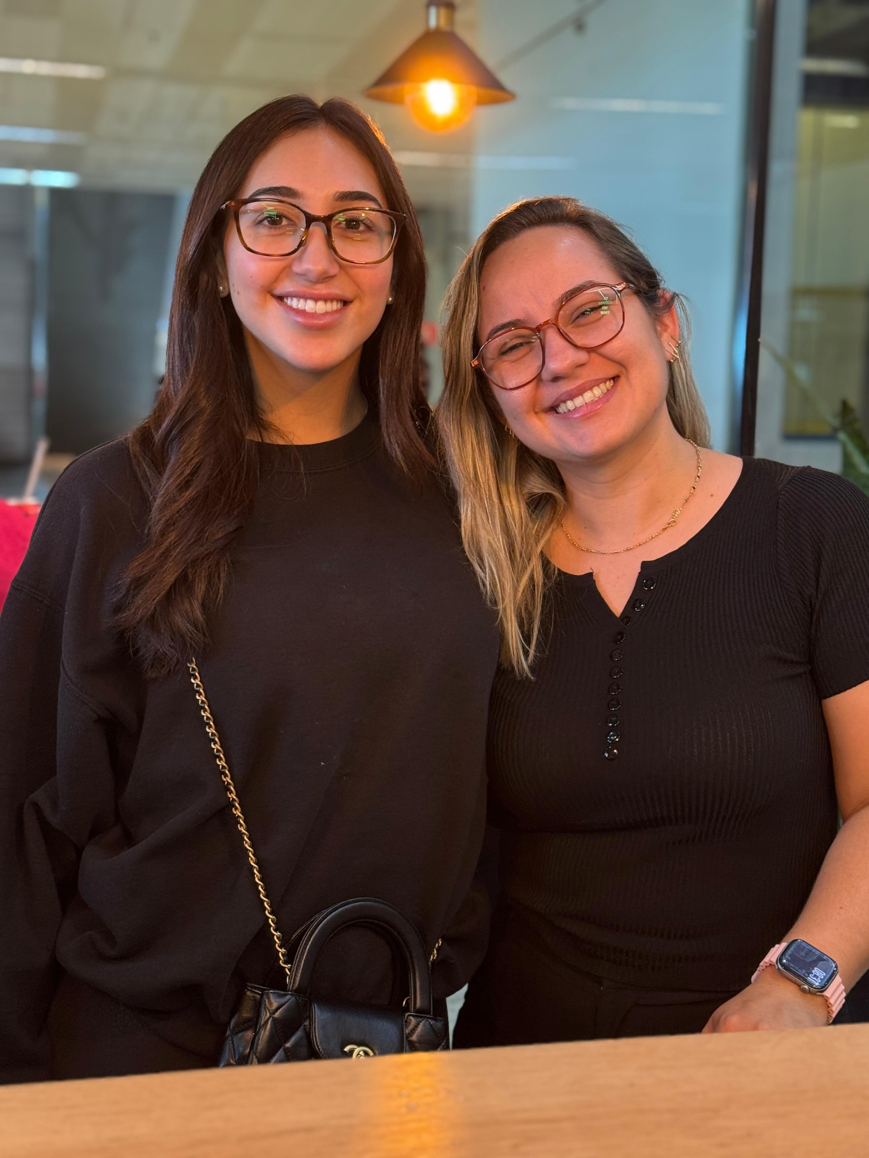 Two students who learned with Rau