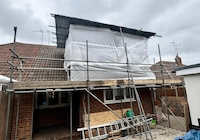 Temporary Roof Scaffolding Access