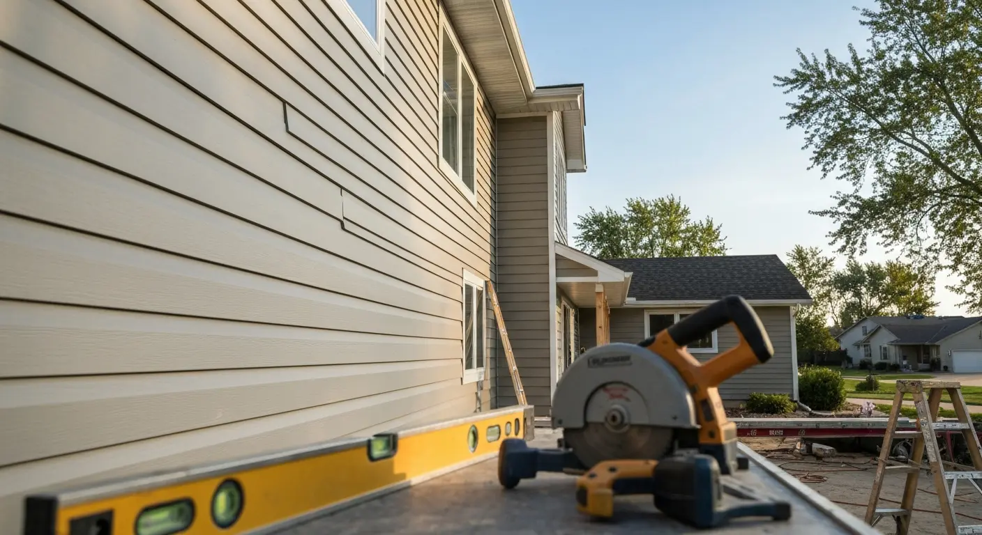 Fiber cement siding installation