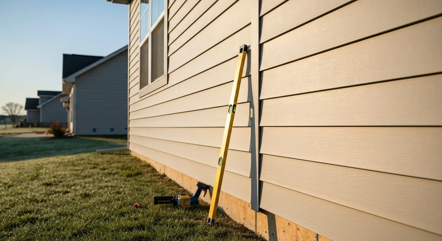 Fiber cement siding installation