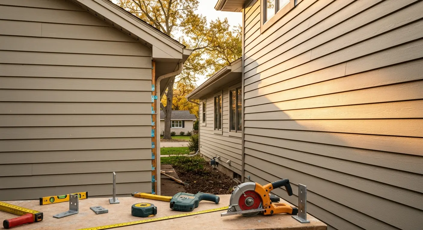 Siding installation
