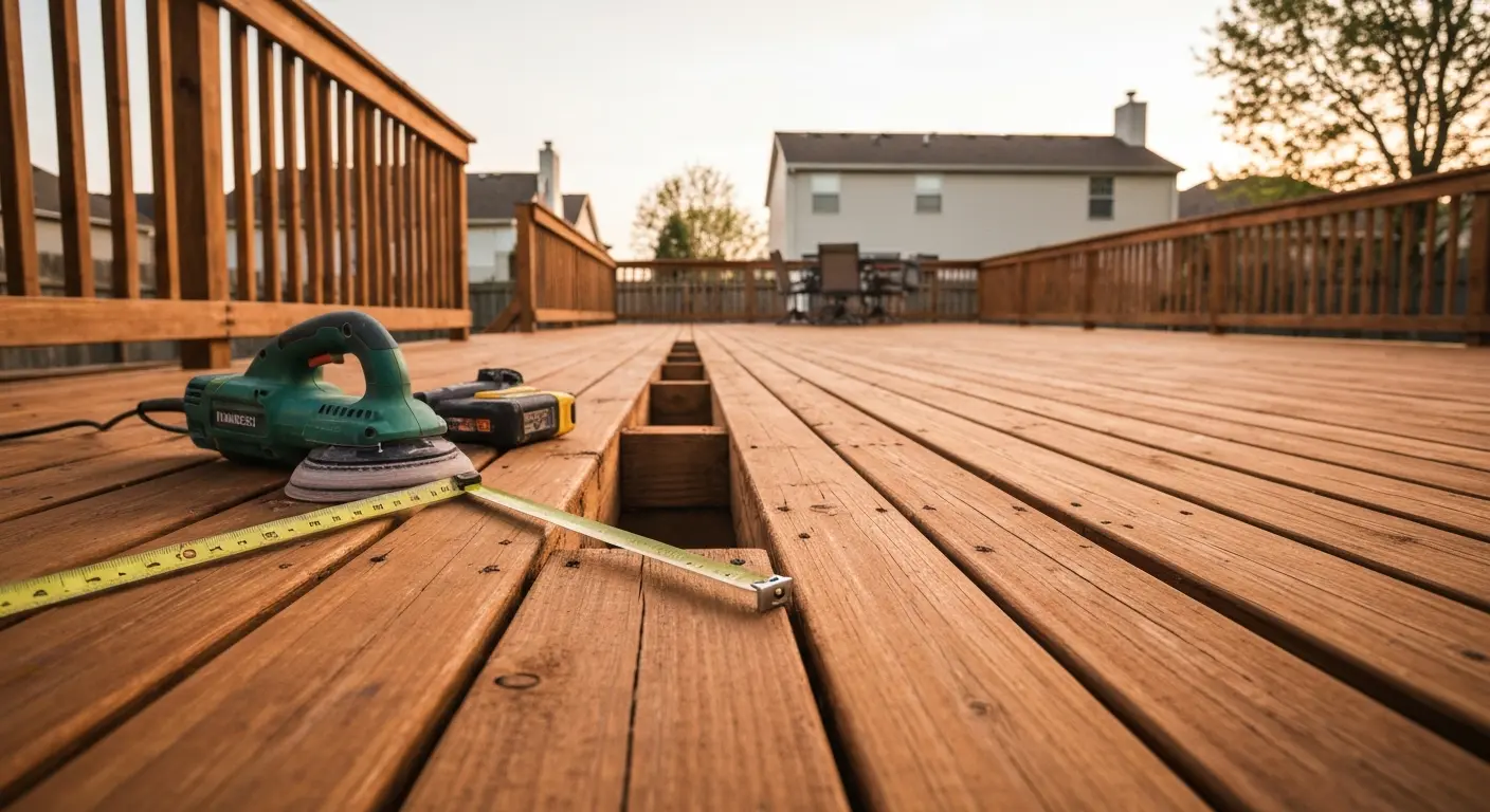 Deck repair work