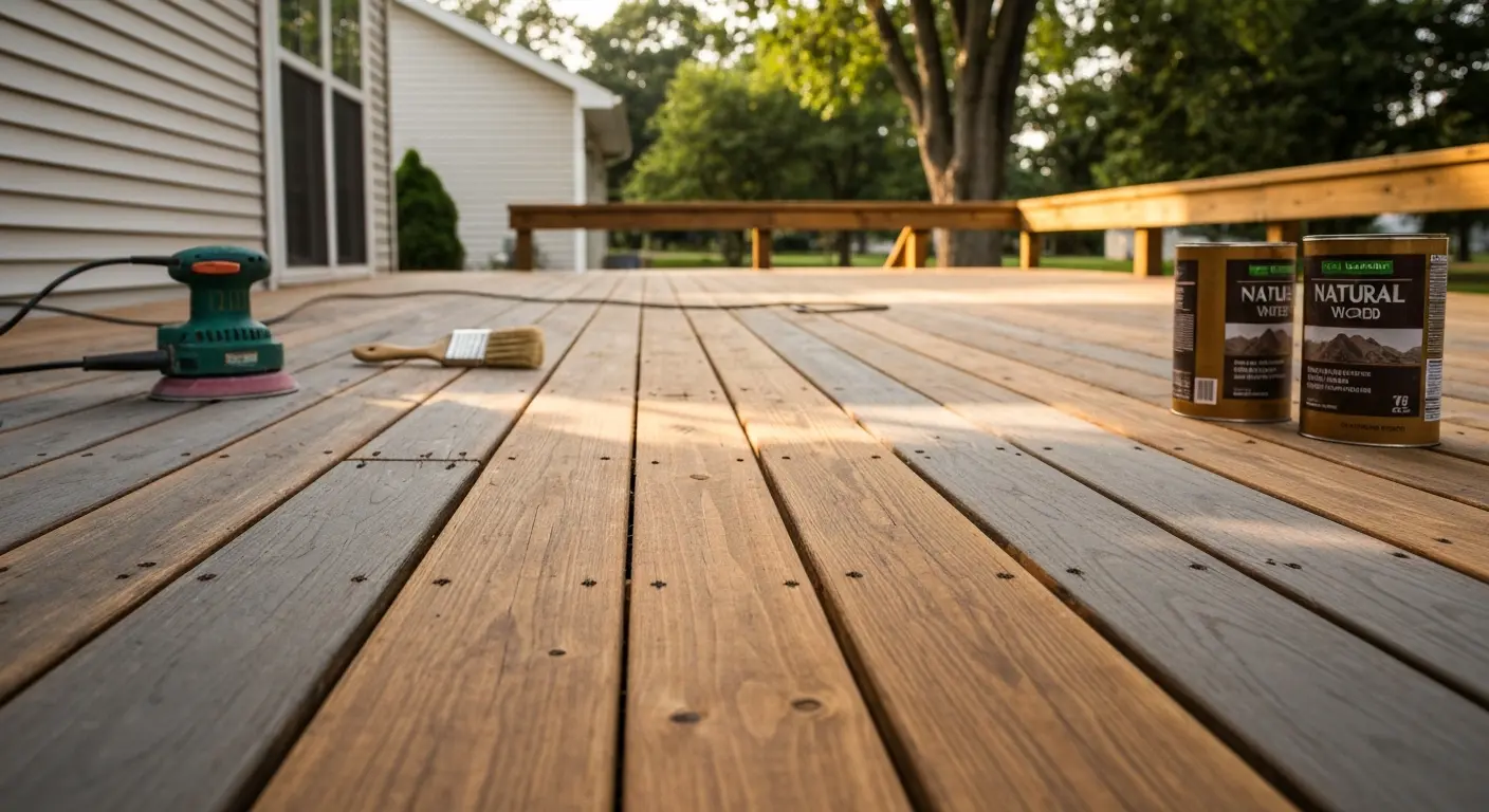 Deck refinishing