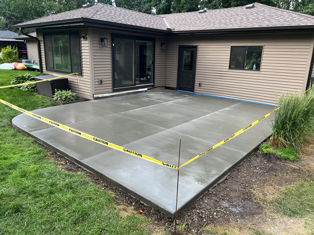 Professional residential concrete contractor services in Minot North Dakota