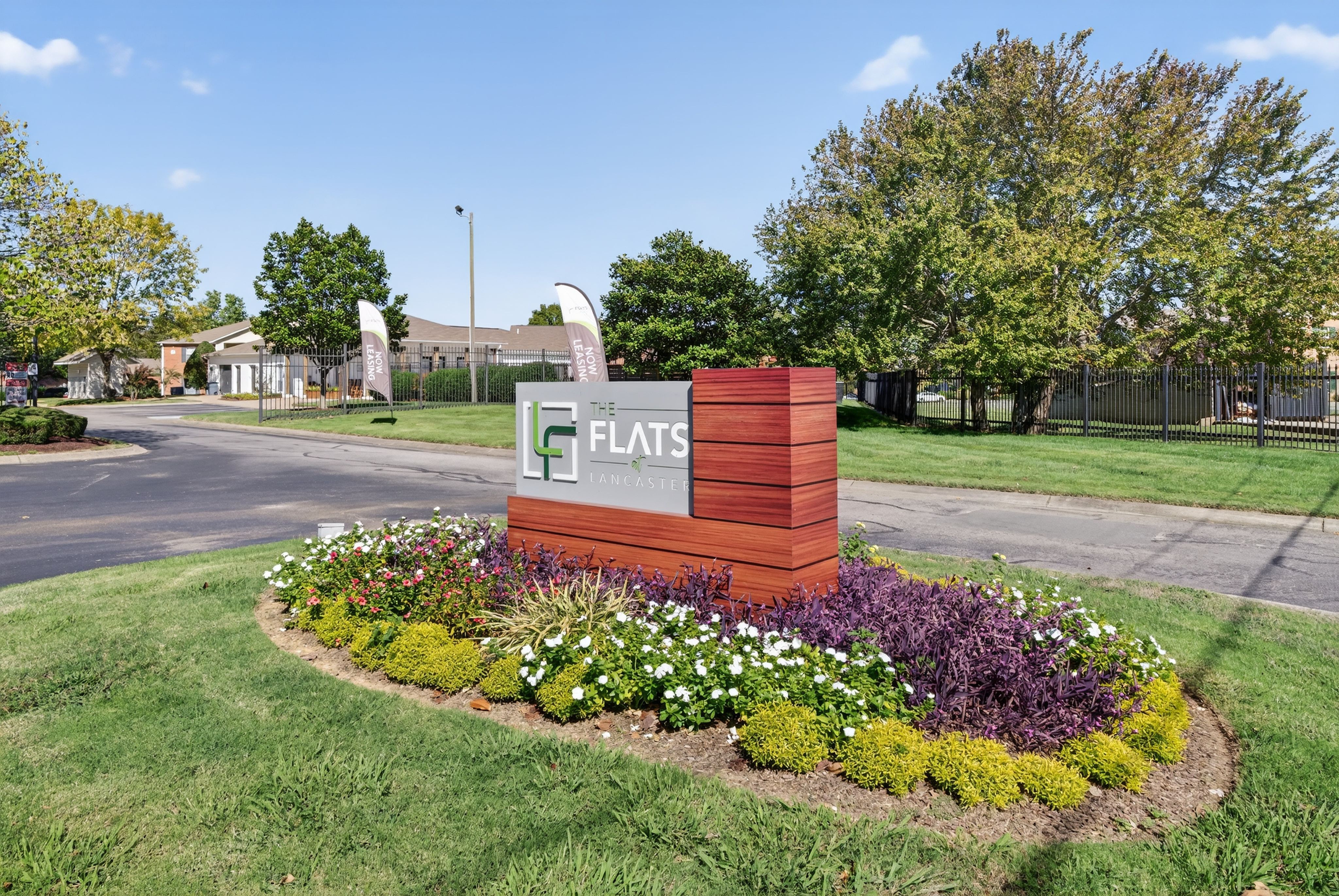 The Flats at Lancaster property sign