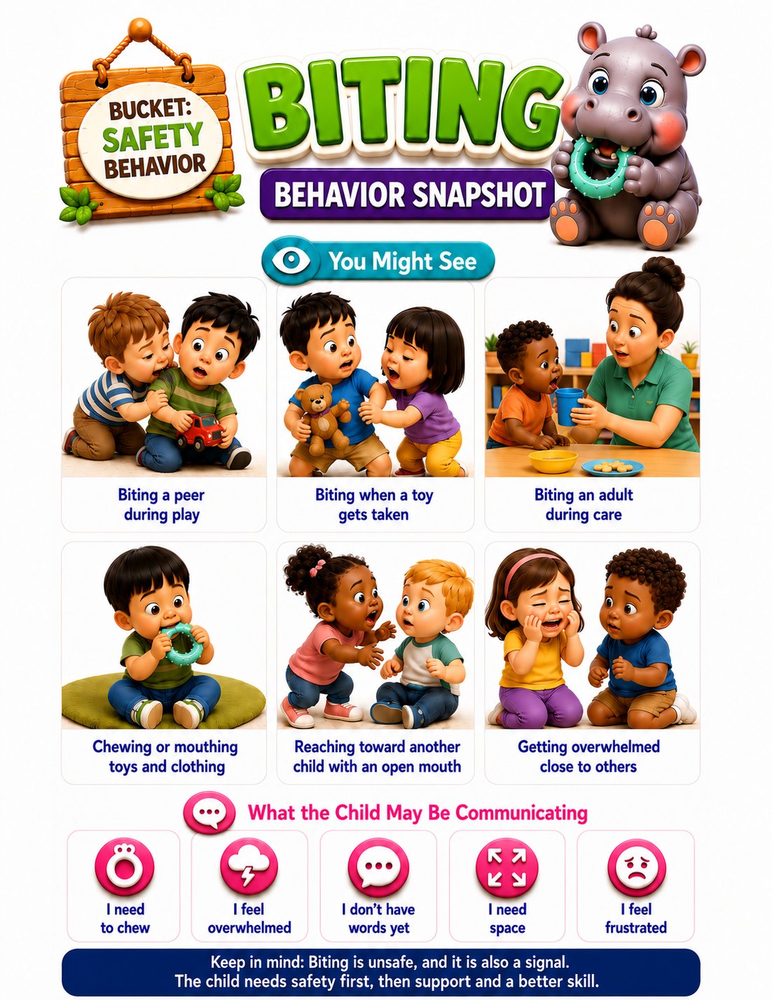 Biting behavior snapshot page