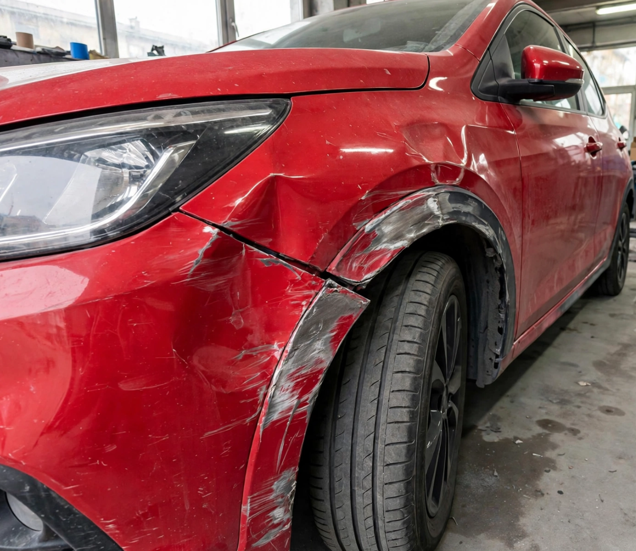 Paint booth finish