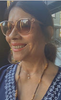 Woman with sunglass and smiling